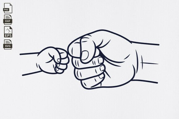 Download Father's Day Fist Bump Set, Dad Fist Bum - Fist bump set Collection