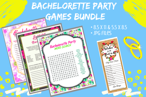 Download Bachelorette Party Games Bundle 4 Adults - Party games bundle Collection