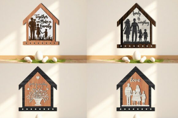 Download Laser Cut Family Wall Art SVG Bundle - Family wall art svg Collection