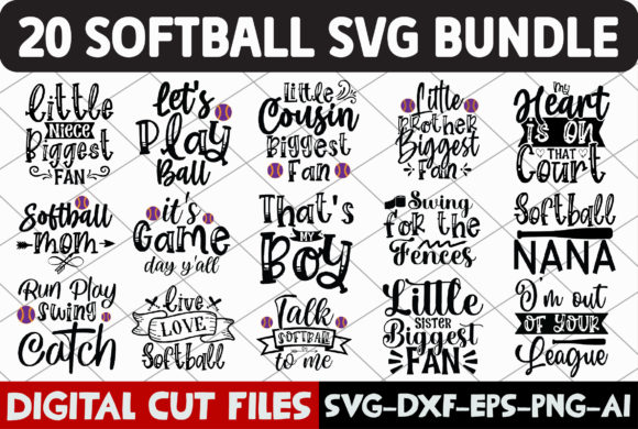 Download Softball SVG Bundle - Softball svg bundle Collection