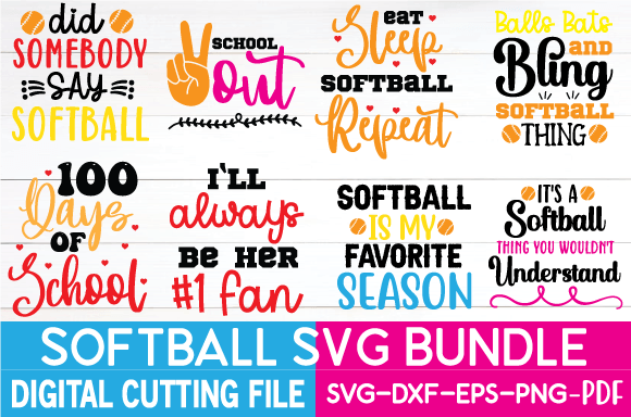 Download Softball Svg Bundle - Softball svg bundle Collection