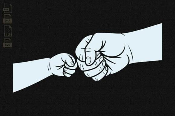Download Father's Day Fist Bump Set, Dad Fist Bum - Fist bump set Collection